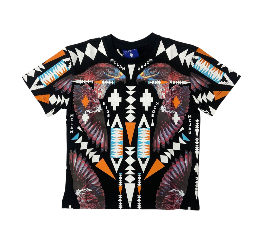 S6CMJBTH043 - T-SHIRT 3-18A - COUNTY OF MILAN BY MARCELO BURLON