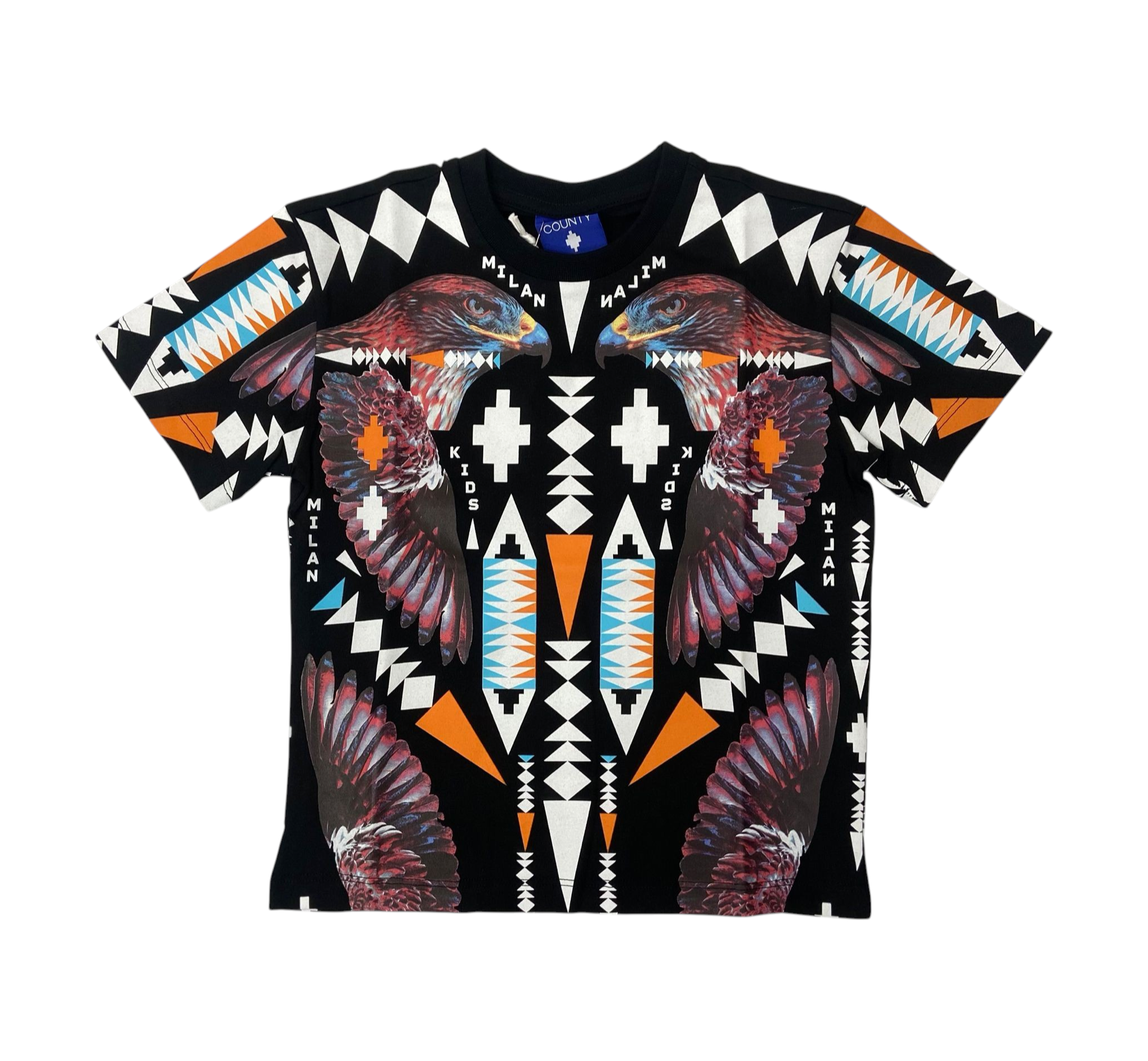 S6CMJBTH043 - T-SHIRT 3-18A - COUNTY OF MILAN BY MARCELO BURLON