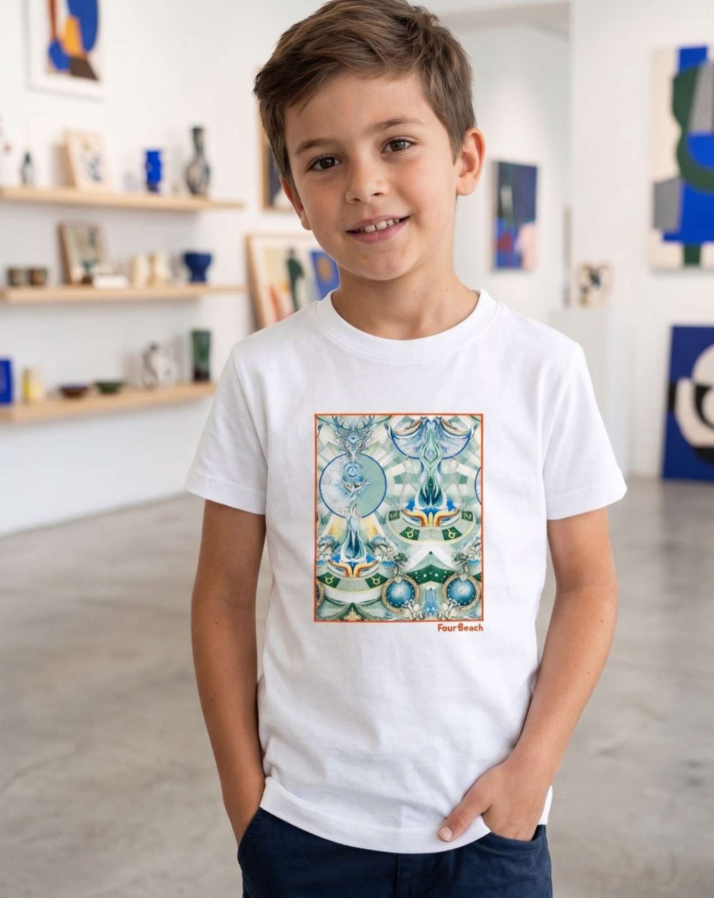 VR 24T - T-SHIRT 3-18A - FOUR BEACH