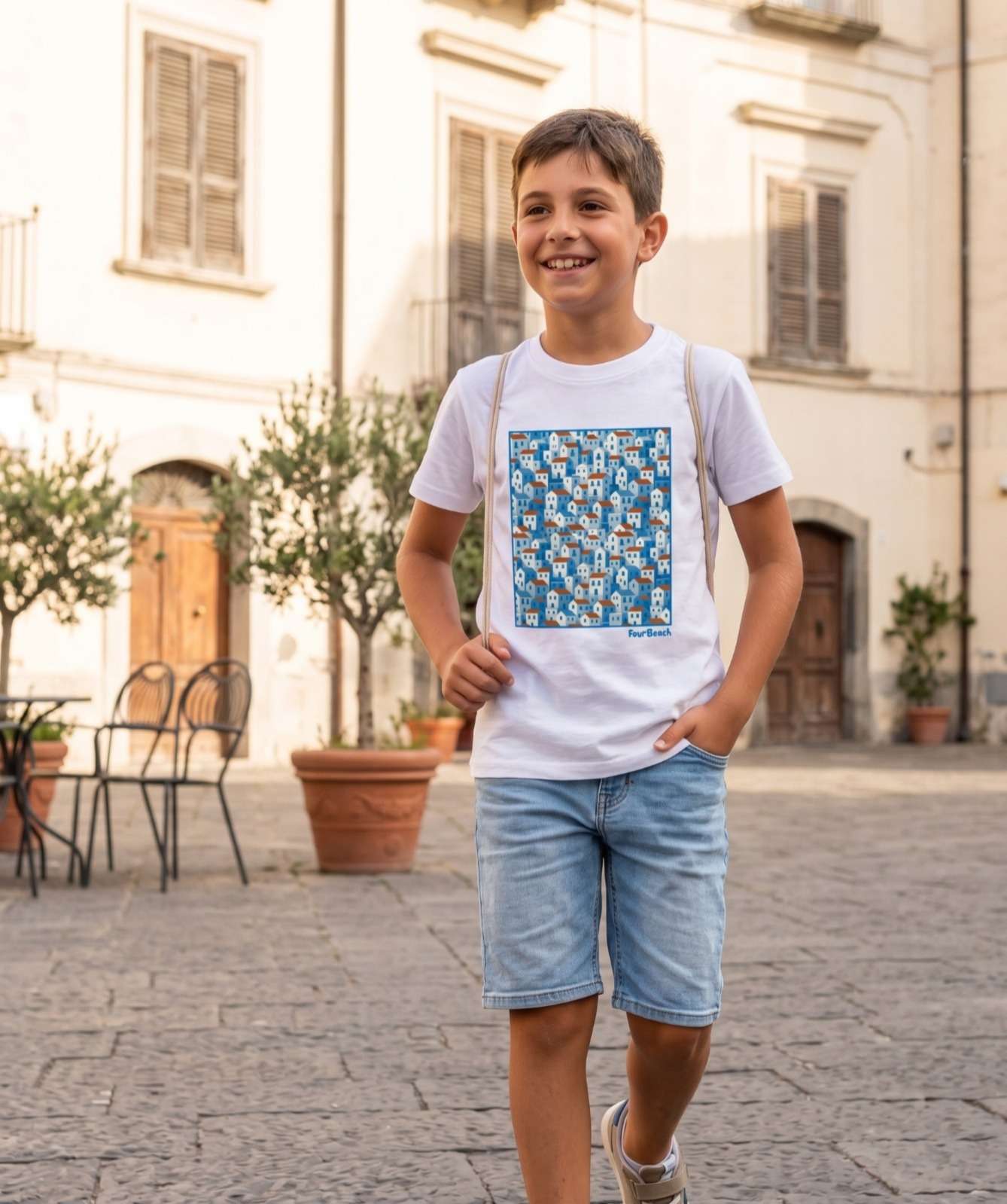 VR 07T - T-SHIRT 3-18A - FOUR BEACH
