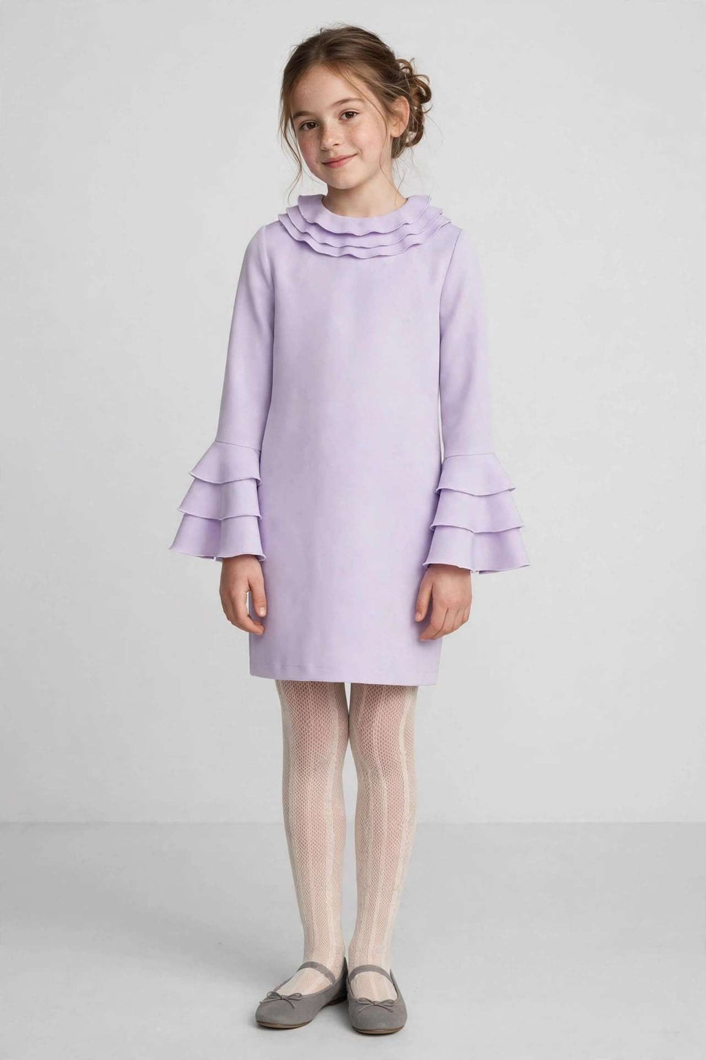 GFJF26067VE - VESTITO 2-16A - PETIT POSH