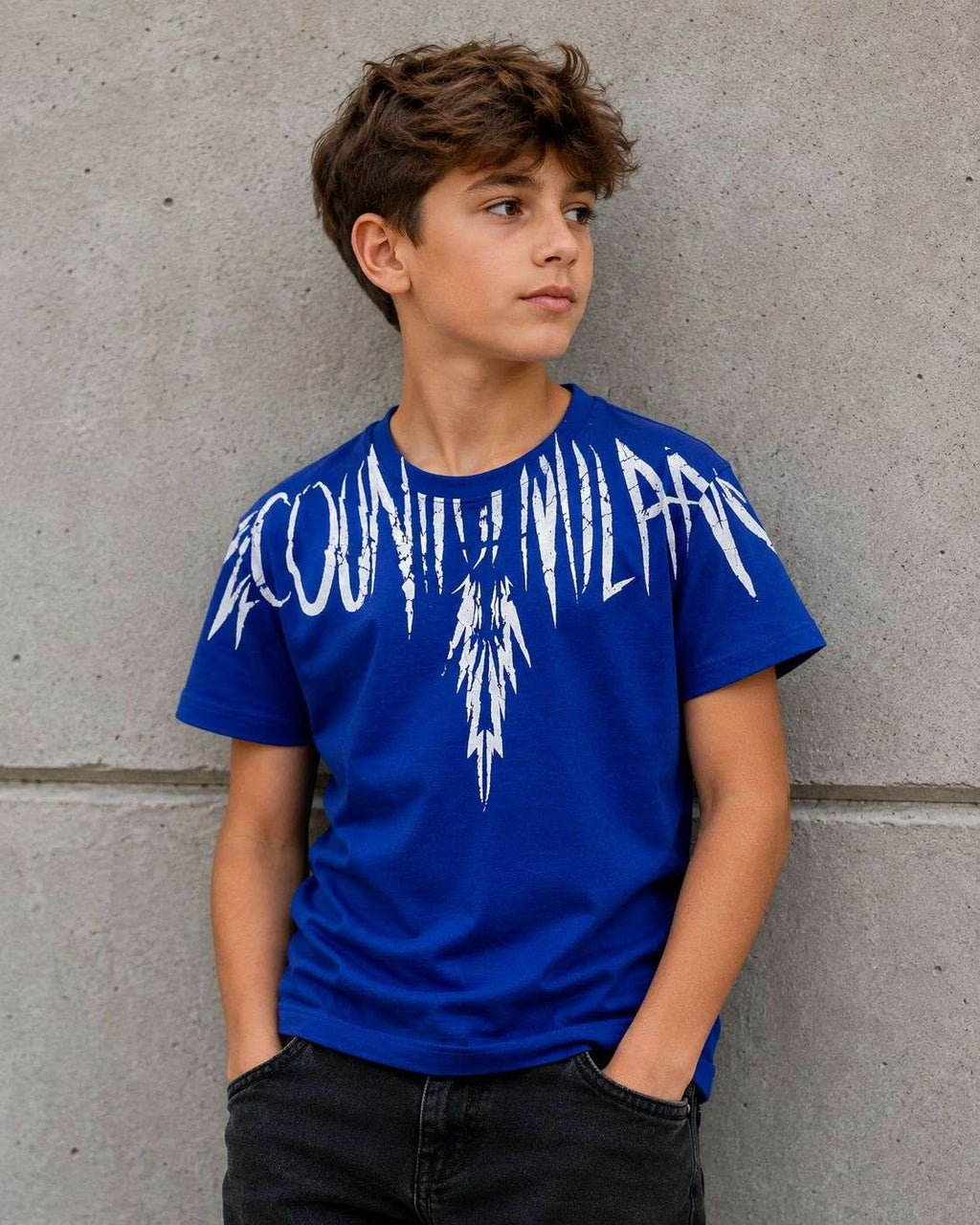 S6CMJBTH026 - T-SHIRT 2-16A - COUNTRY OF MILANO BY MARCELO BURLON
